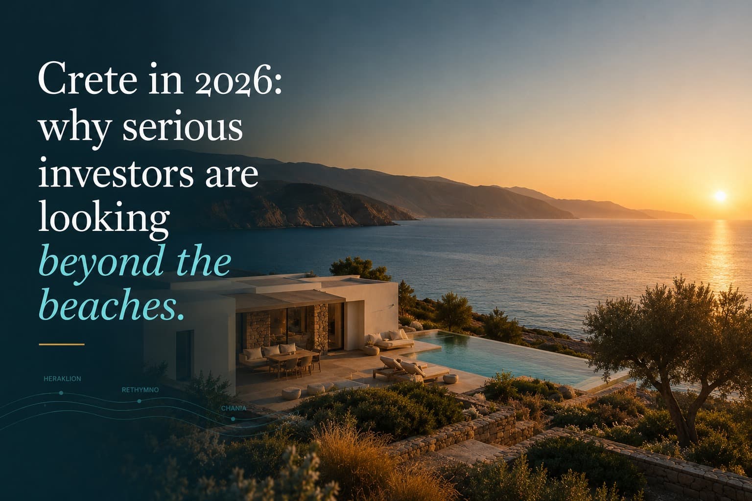 Crete in 2026: why serious investors are looking beyond the beaches.
